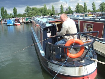 Fishing from the Narrow Boat
